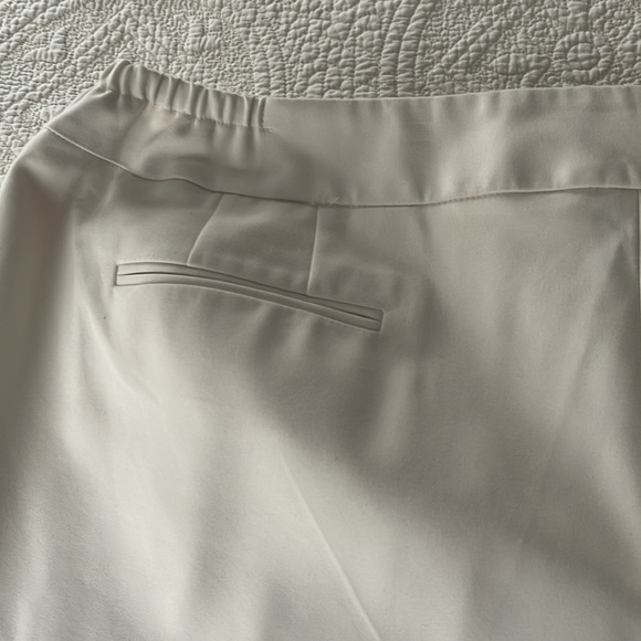 Anne Klein Plus Size Cream Pants - Picture 3 of 3